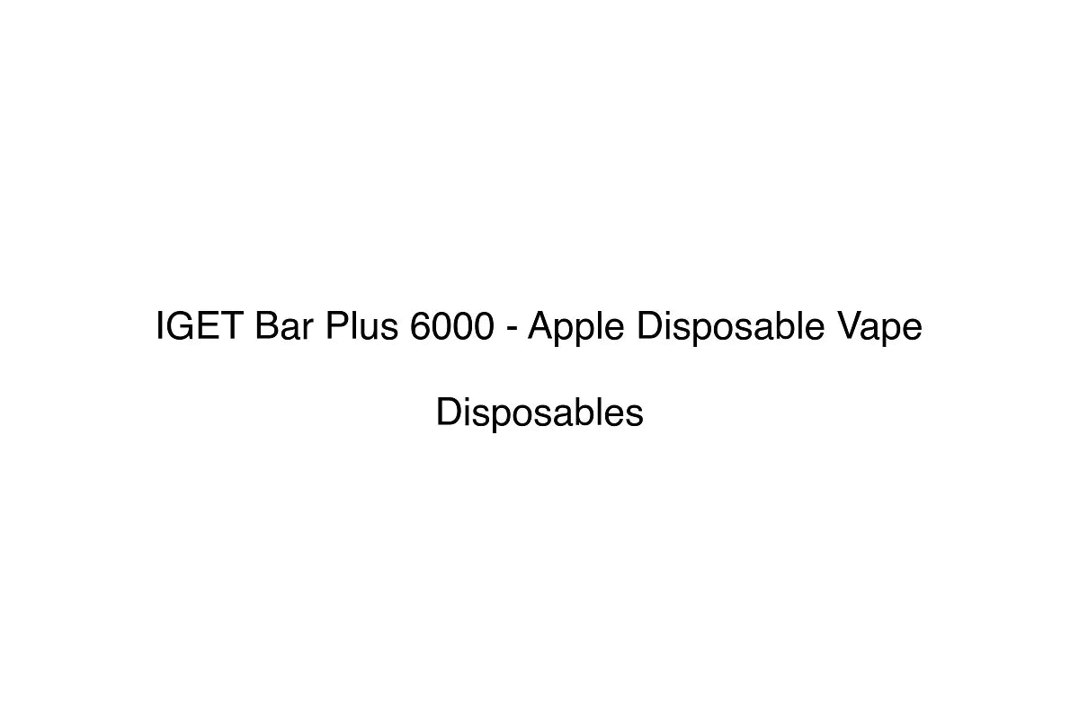 IGET Bar Plus 6000 - Apple Disposable Vape