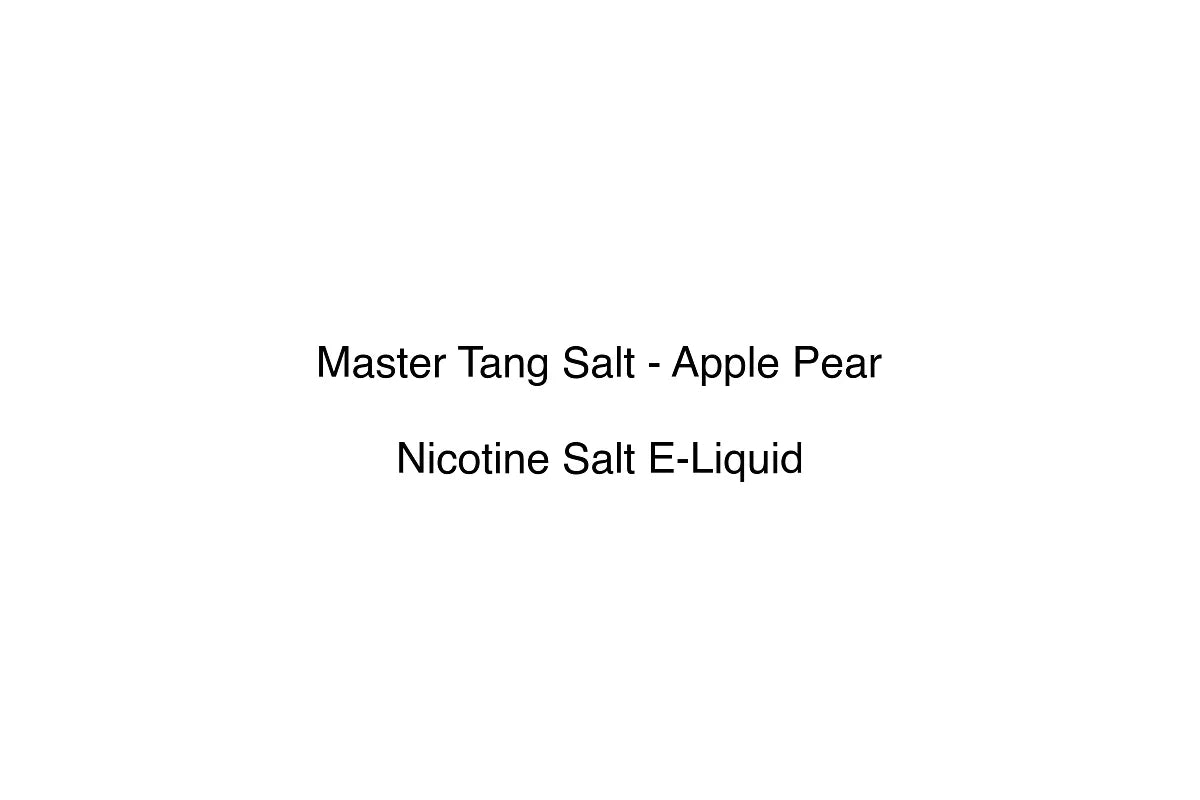 Master Tang Salt - Apple Pear