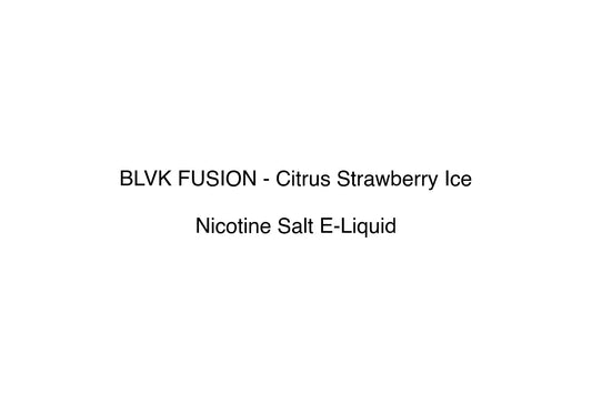 BLVK FUSION - Citrus Strawberry Ice - Simply Vape