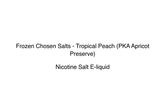Frozen Chosen Salts - Tropical Peach (PKA Apricot Preserve) - Simply Vape