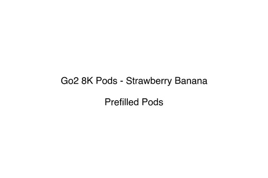 Go2 8K Pods - Strawberry Banana - Simply Vape