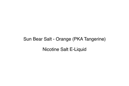 Sun Bear Salt - Orange (PKA Tangerine) - Simply Vape