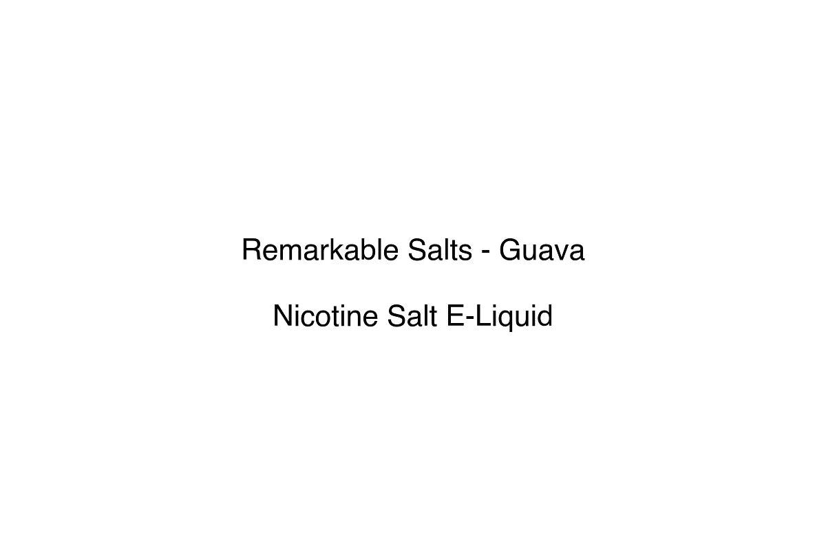 Remarkable Salts - Guava