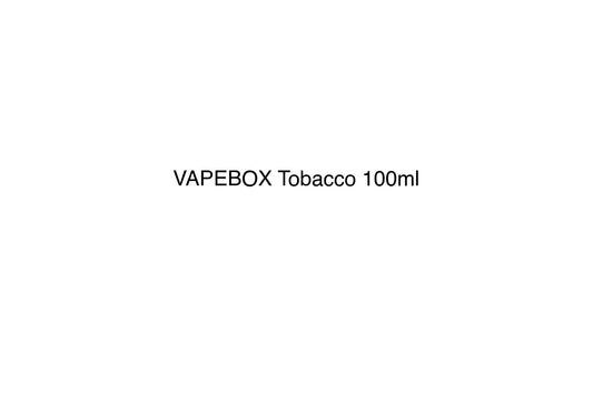 VAPEBOX Tobacco 100ml - Simply Vape
