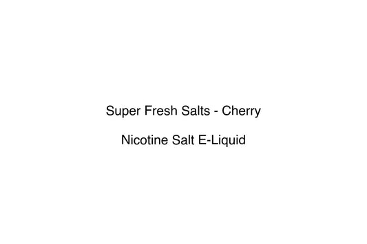 Super Fresh Salts - Cherry - Simply Vape