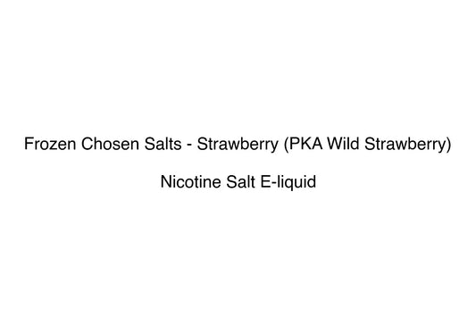 Frozen Chosen Salts - Strawberry (PKA Wild Strawberry) - Simply Vape