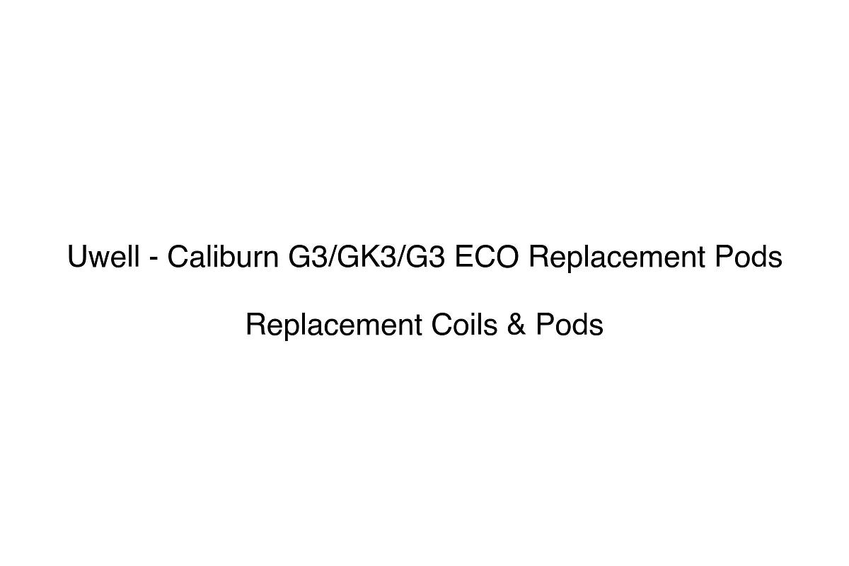 Uwell - Caliburn G3/GK3/G3 ECO Replacement Pods - Simply Vape