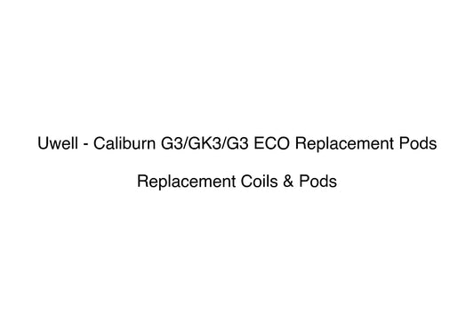 Uwell - Caliburn G3/GK3/G3 ECO Replacement Pods - Simply Vape