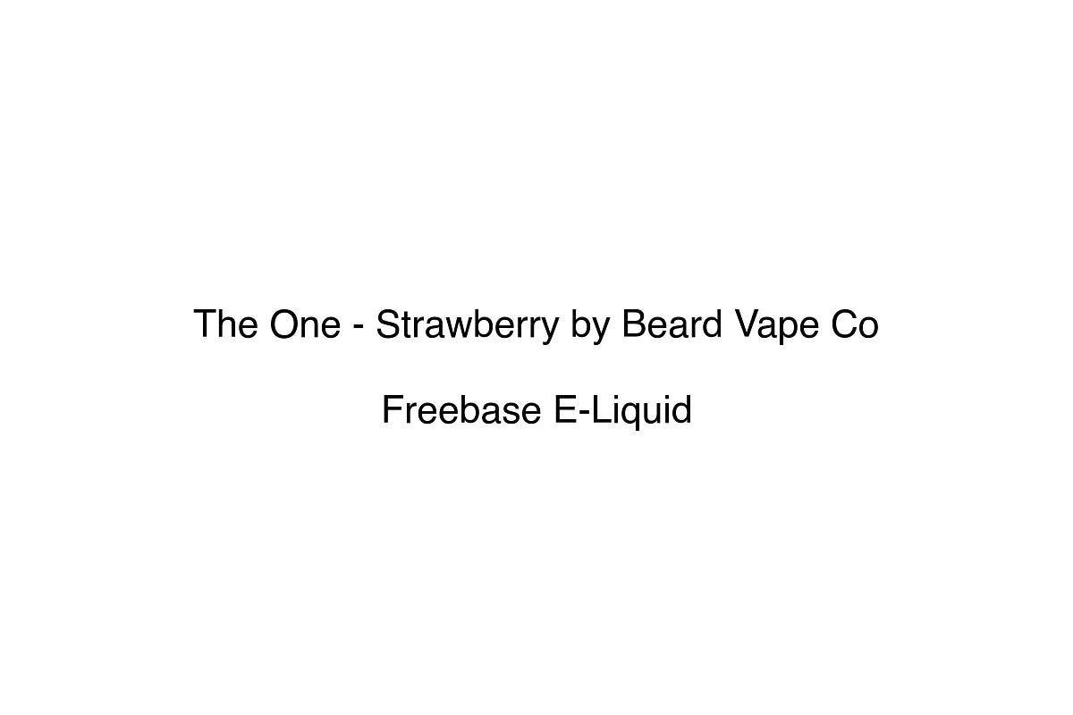 The One - Strawberry by Beard Vape Co