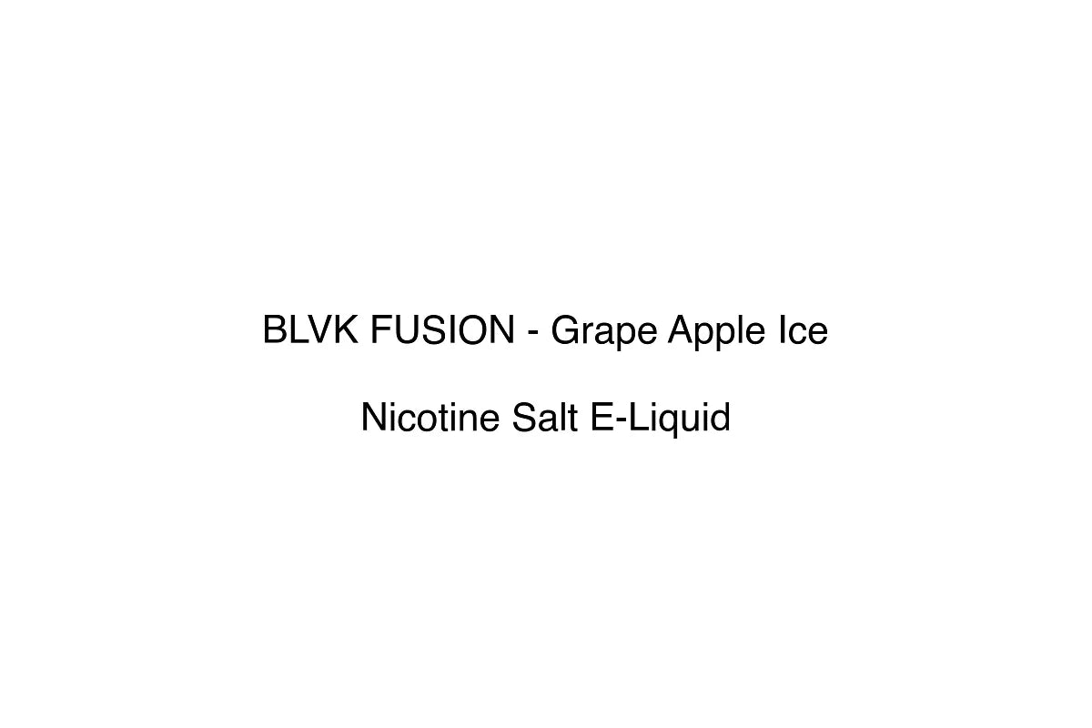 BLVK FUSION - Grape Apple Ice