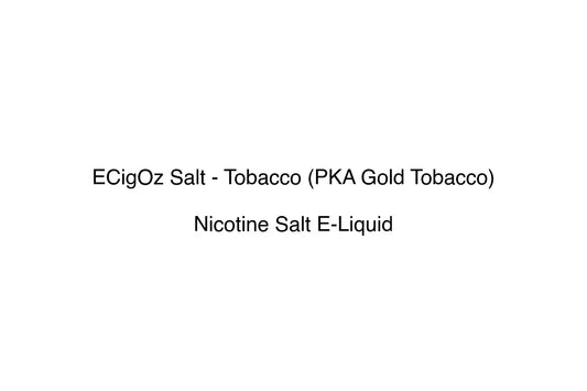 ECigOz Salt - Tobacco (PKA Gold Tobacco) - Simply Vape