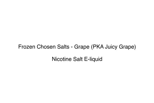 Frozen Chosen Salts - Grape (PKA Juicy Grape) - Simply Vape
