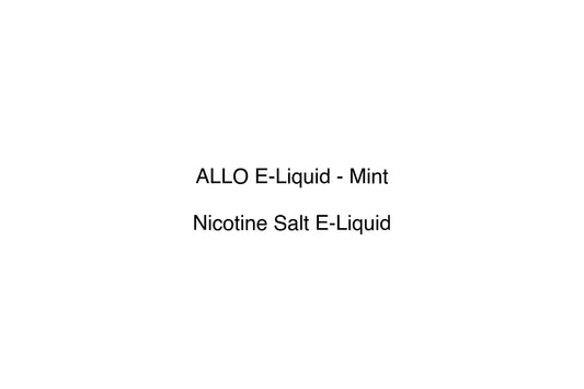 ALLO E-Liquid - Mint - Simply Vape