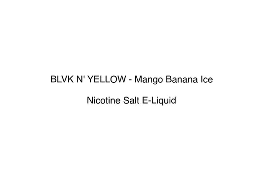 BLVK N' YELLOW - Mango Banana Ice - Simply Vape