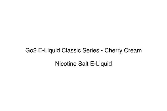Go2 E-Liquid Classic Series - Cherry Cream - Simply Vape