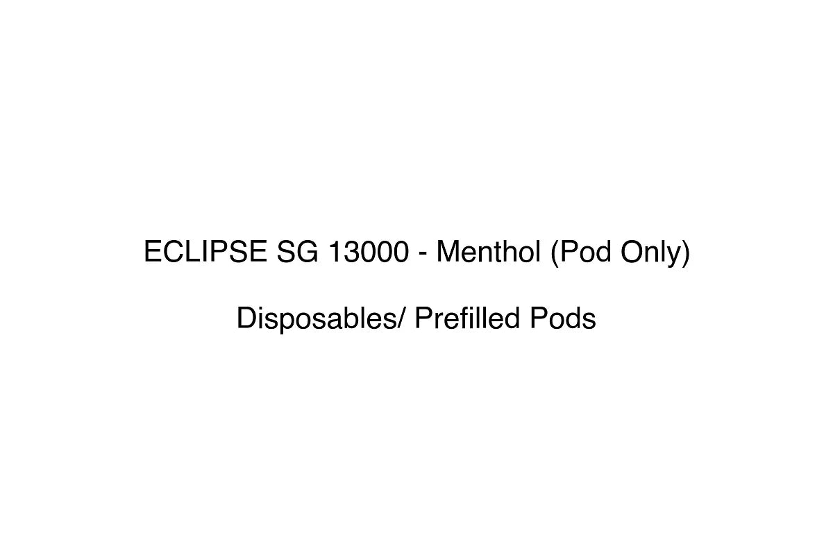 ECLIPSE SG 13000 - Menthol (Pod Only)