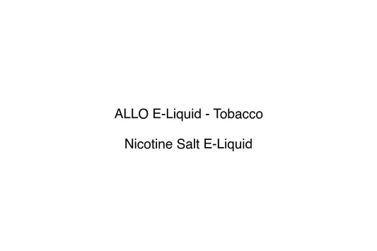 ALLO E-Liquid - Tobacco - Simply Vape