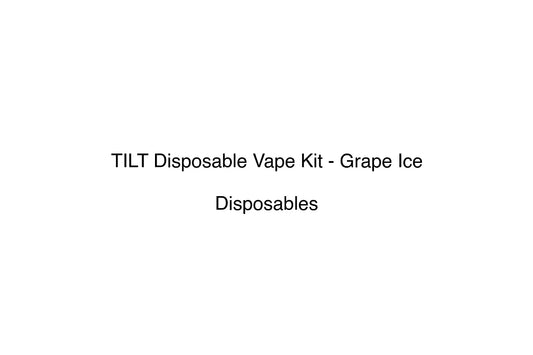 TILT Disposable Vape Kit - Grape Ice - Simply Vape