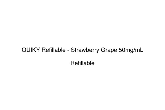 QUIKY Refillable - Strawberry Grape 50mg/mL - Simply Vape