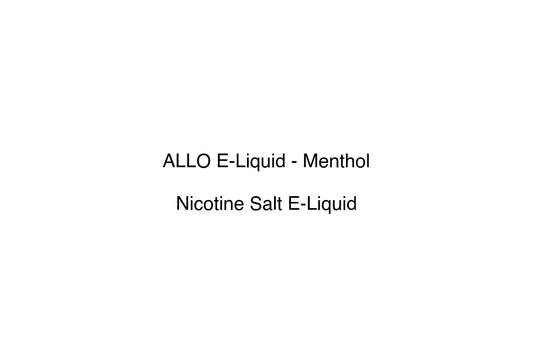 ALLO E-Liquid - Menthol - Simply Vape