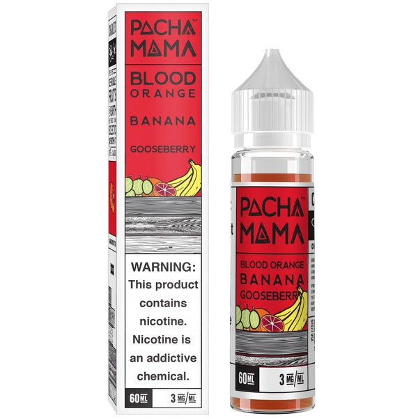 Pacha Mama E-liquid - Blood Orange, Banana & Gooseberry 60 ml - Pure Vapor