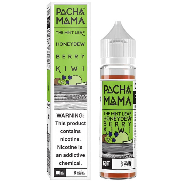 Pacha Mama - The mint leaf, Honeydew, Berry & Kiwi 60 ml - Pure Vapor