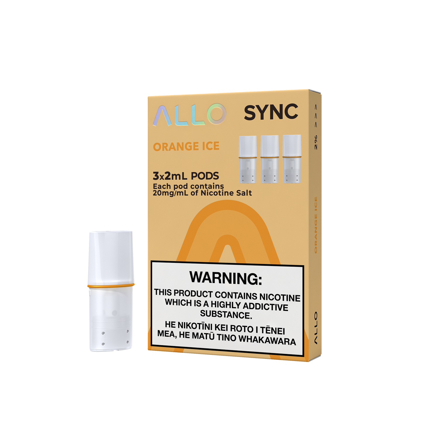 Allo Sync Orange Ice Pods - 3 Pack - Simply Vape